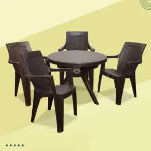 Plastic Table & Chair Set
