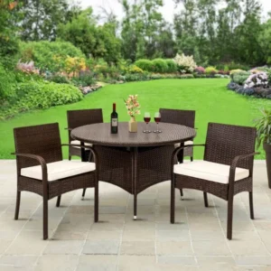 Premium PE Rattan Wicker Outdoor-Indoor 4 Seater Dining Set