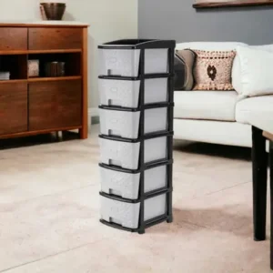 6 Compartments Plastic Box